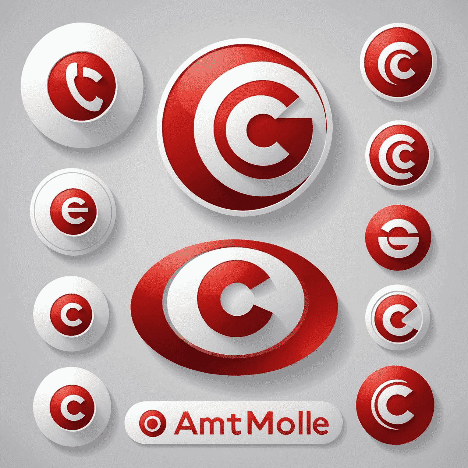 Mobile & Internet company logo in red and white